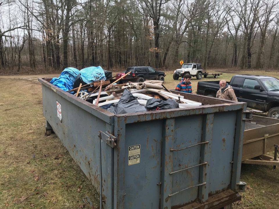 dumpster full