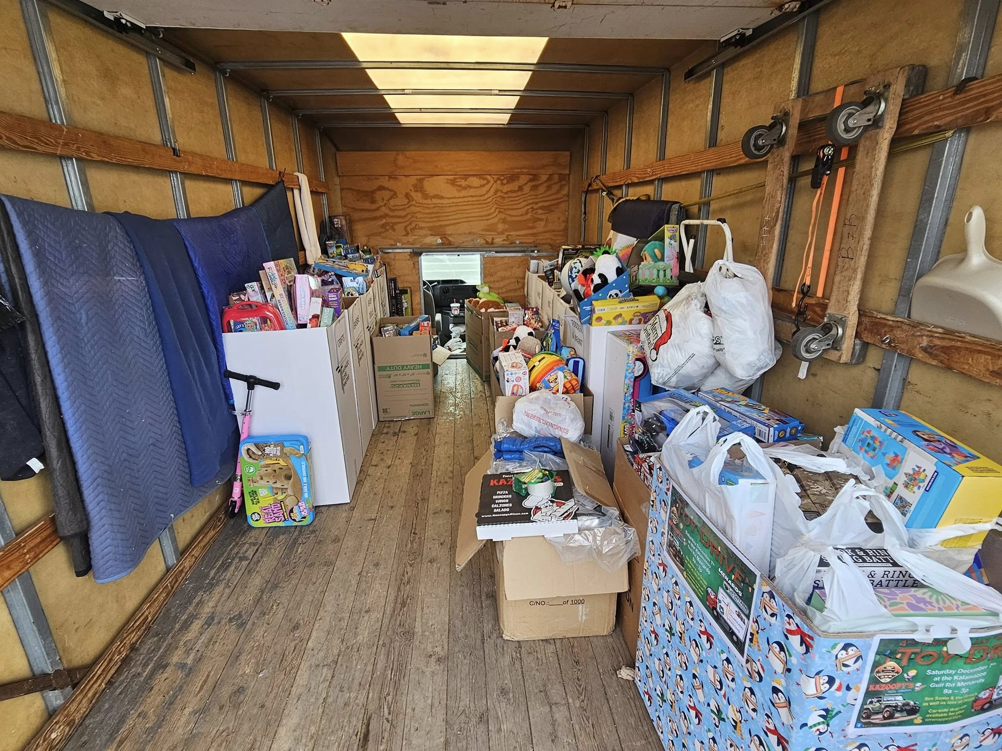 Ministries truck with toys