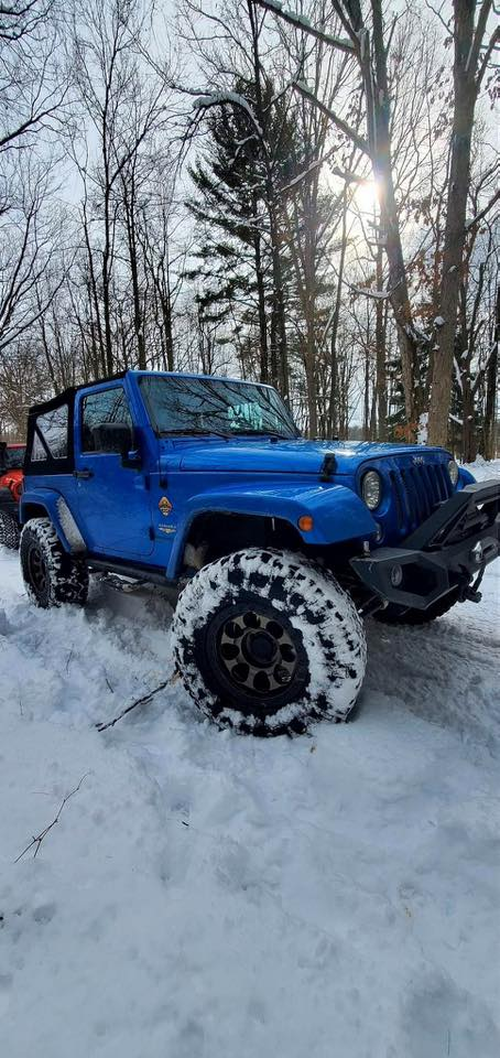 Jon's JK in the snow